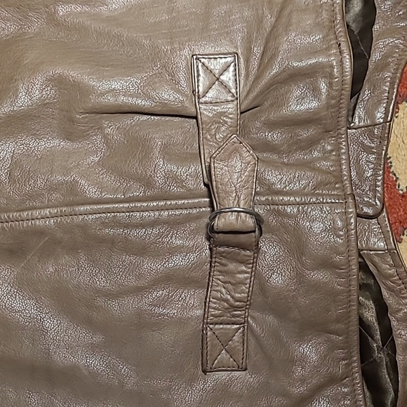 KENNETH COLE BROWN LEATHER VEST - Picture 7 of 10